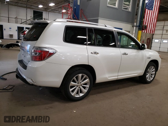 2009 Toyota Highlander Limited with VIN JTEEW44A092032801, listed as a Copart auction lot 53865415 with 291,824 mi miles and Clean title. Bid and sale history available at DreamBid. Image 3.