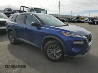 2023 Nissan Rogue S with VIN 5N1BT3AB9PC912647, listed as a Copart auction lot 48198745 with 21,824 mi miles and Salvage title. Bid and sale history available at DreamBid. Image 4.