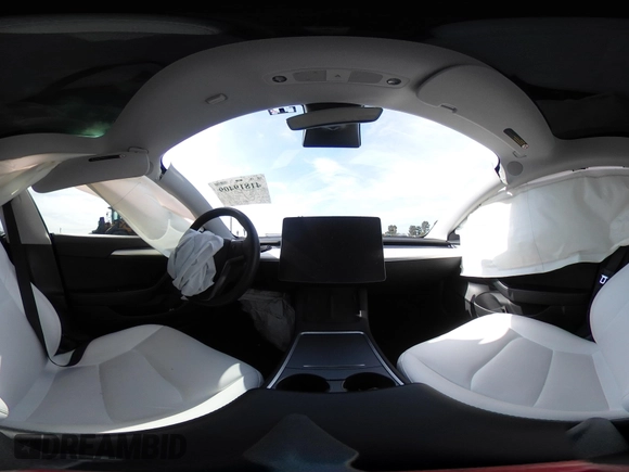 2022 Tesla Model 3 Long Range with VIN 5YJ3E1EB6NF233131, listed as a IAAI auction lot 41819409 with 38,308 mi miles and . Bid and sale history available at DreamBid. Image 20.