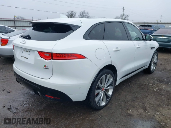 2017 Jaguar F-Pace S with VIN SADCM2BV0HA058710, listed as a IAAI auction lot 41498142 with 89,203 mi miles and . Bid and sale history available at DreamBid. Image 4.