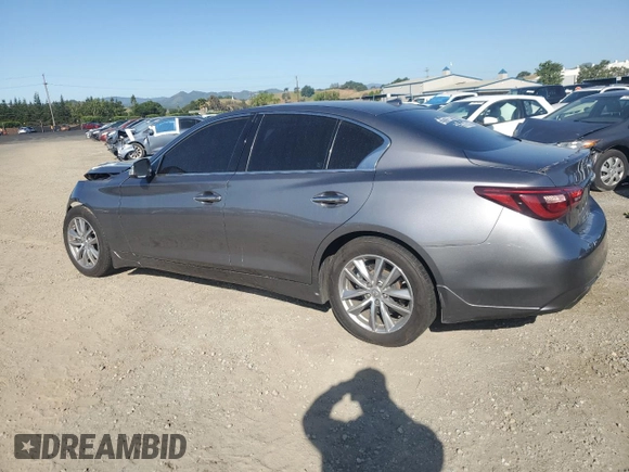 2021 Infiniti Q50 Pure z VIN JN1EV7AP9MM704145, wystawiony jako Copart lot #53471215 z przebiegiem 66 437 mil mil oraz Szkoda całkowita • Salvage title. Historia ofert i sprzedaży dostępna na DreamBid. Obrazek 2.