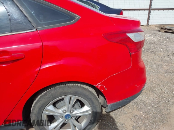 2013 Ford Focus SE with VIN 1FADP3F22DL262796, listed as a IAAI auction lot 42053634 with 72,500 mi miles and . Bid and sale history available at DreamBid. Image 6.