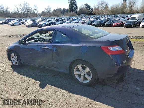 2008 Honda Civic Cpe EX with VIN 2HGFG12888H529980, listed as a Copart auction lot 47236485 with 203,192 mi miles and Salvage Title. Bid and sale history available at carsss.com. Image 2.
