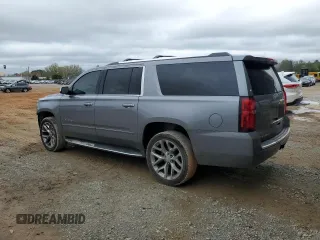 2018 Chevrolet Suburban Premier with VIN 1GNSCJKC5JR293962, listed as a Copart auction lot 50641835 with 137,598 mi miles and Salvage Title. Bid and sale history available at DreamBid. Image 2.