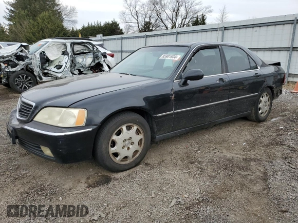 2000 Acura RL w/Navigation System z VIN JH4KA9662YC012617, wystawiony jako Copart lot #85901934 z przebiegiem Nie podano mil oraz Szkoda całkowita • Salvage title. Historia ofert i sprzedaży dostępna na DreamBid. Obrazek 1.