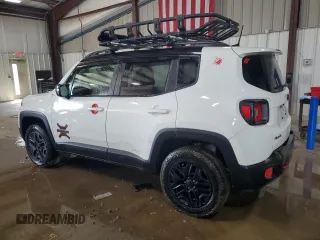 2018 Jeep Renegade Trailhawk with VIN ZACCJBCB0JPJ09456, listed as a Copart auction lot 62458045 with 56,003 mi miles and Salvage title. Bid and sale history available at DreamBid. Image 2.