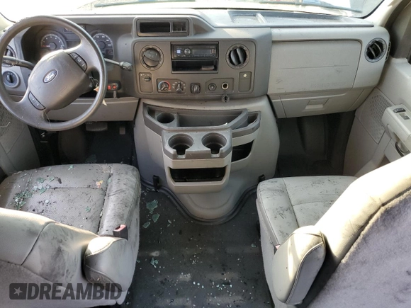 2013 Ford Econoline Cargo Commercial with VIN 1FTNE1EW6DDA13974, listed as a Copart auction lot 85720354 with 167,406 mi miles and Salvage title. Bid and sale history available at DreamBid. Image 8.