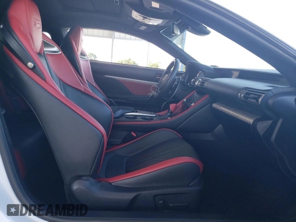 2020 Lexus RC F with VIN JTHDP5BCXL5007836, listed as a Copart auction lot 60625385 with 29,778 mi miles and Salvage title. Bid and sale history available at DreamBid. Image 10.