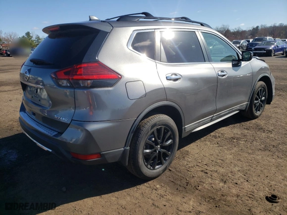 2017 Nissan Rogue SV with VIN 5N1AT2MV9HC825036, listed as a Copart auction lot 52235005 with 100,894 mi miles and Salvage Title. Bid and sale history available at carsss.com. Image 3.