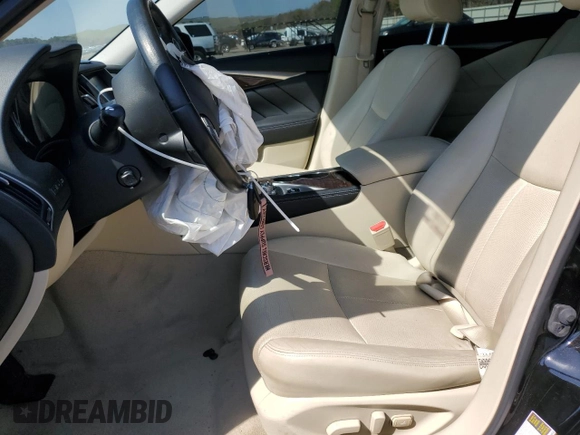 2015 Infiniti Q50 Premium with VIN JN1BV7ARXFM406453, listed as a Copart auction lot 54661515 with 77,298 mi miles and Salvage Title. Bid and sale history available at carsss.com. Image 7.