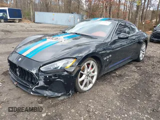 2018 Maserati GranTurismo Sport with VIN ZAM45VLA9J0270166, listed as a IAAI auction lot 41200622 with 25,476 mi miles. Bid and sale history available at carsss.com. Image 17.