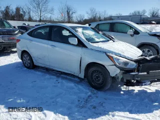 2017 Hyundai Accent SE z VIN KMHCT4AE5HU167587, wystawiony jako Copart lot #46037295 z przebiegiem 98 545 mil mil oraz Szkoda całkowita • Salvage title. Historia ofert i sprzedaży dostępna na DreamBid. Obrazek 4.