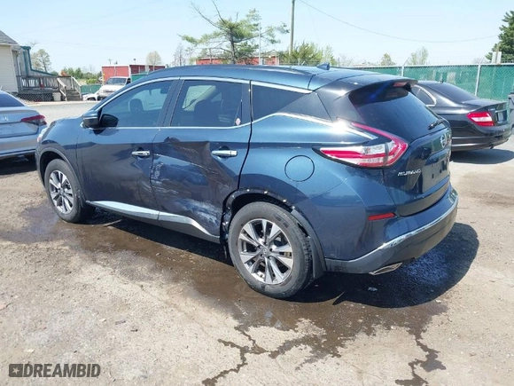 2015 Nissan Murano Platinum with VIN 5N1AZ2MH9FN282765, listed as a IAAI auction lot 42038618 with 100,209 mi miles. Bid and sale history available at carsss.com. Image 3.