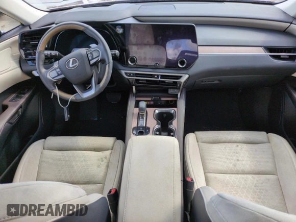 2023 Lexus RX with VIN 2T2BAMBA0PC006735, listed as a Copart auction lot 73767324 with Not Provided miles and Salvage Title. Bid and sale history available at carsss.com. Image 8.