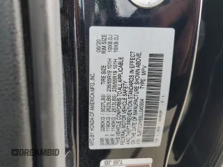 2020 Acura RDX Technology with VIN 5J8TC2H55LL040904, listed as a Copart auction lot 58969625 with 64,388 mi miles and Salvage title. Bid and sale history available at DreamBid. Image 14.