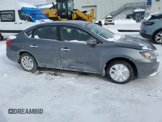 2017 Nissan Sentra S with VIN 3N1AB7AP3HY386307, listed as a Copart auction lot 45394025 with 196,135 mi miles and Salvage Title. Bid and sale history available at carsss.com. Image 4.