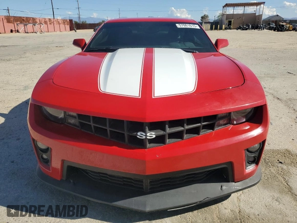 2011 Chevrolet Camaro 2SS with VIN 2G1FT1EW9B9214149, listed as a Copart auction lot 57001615 with 88,137 mi miles and Salvage Title. Bid and sale history available at DreamBid. Image 5.