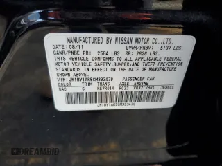 2012 Infiniti M37 with VIN JN1BY1AR5CM393479, listed as a Copart auction lot 77598814 with 174,932 mi miles and Salvage Title. Bid and sale history available at carsss.com. Image 12.