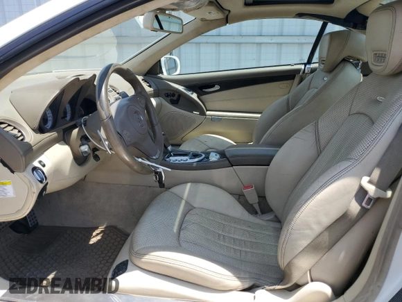 2009 Mercedes-Benz SL 55/63 AMG with VIN WDBSK70F09F156421, listed as a Copart auction lot 62588675 with 34,846 mi miles and Clean title. Bid and sale history available at DreamBid. Image 7.