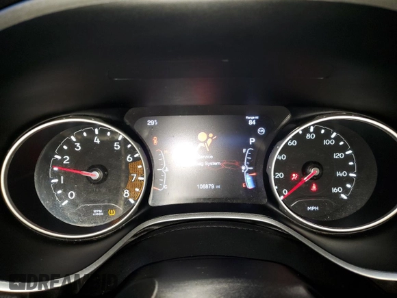 2021 Jeep Compass Limited with VIN 3C4NJCCB1MT511467, listed as a Copart auction lot 44198035 with 106,879 mi miles and Clean Title. Bid and sale history available at carsss.com. Image 9.
