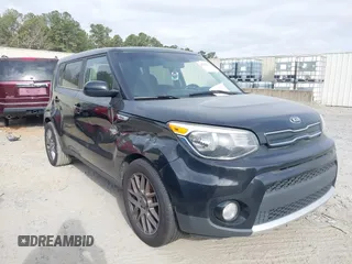 2018 Kia Soul + with VIN KNDJP3A57J7581176, listed as a IAAI auction lot 41722549 with 279,474 mi miles. Bid and sale history available at carsss.com. Image 1.