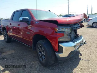 2021 Chevrolet Silverado 1500 LT with VIN 3GCUYDEDXMG319582, listed as a IAAI auction lot 42254790 with 68,001 mi miles and . Bid and sale history available at DreamBid. Image 1.