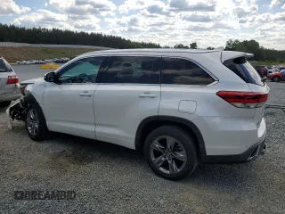 2017 Toyota Highlander Limited with VIN 5TDYZRFH6HS219547, listed as a Copart auction lot 55487995 with 129,617 mi miles and Salvage title. Bid and sale history available at DreamBid. Image 2.