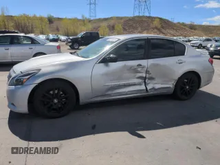 2013 Infiniti G37 Journey with VIN JN1CV6AP9DM721898, listed as a Copart auction lot 55339035 with 180,792 mi miles and Salvage title. Bid and sale history available at DreamBid. Image 1.