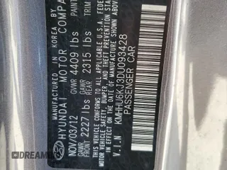 2013 Hyundai Genesis Coupe Track z VIN KMHHU6KJ3DU093428, wystawiony jako Copart lot #41886225 z przebiegiem 132 828 mil mil oraz Czysty tytuł • Clean title. Historia ofert i sprzedaży dostępna na DreamBid. Obrazek 12.