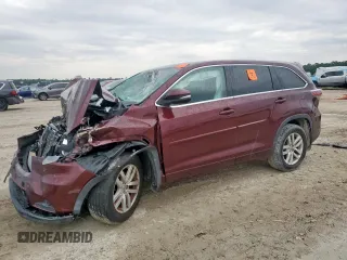 2015 Toyota Highlander LE z VIN 5TDZARFH0FS013178, wystawiony jako Copart lot #58406315 z przebiegiem Nie podano mil oraz Szkoda całkowita • Salvage title. Historia ofert i sprzedaży dostępna na DreamBid. Obrazek 1.