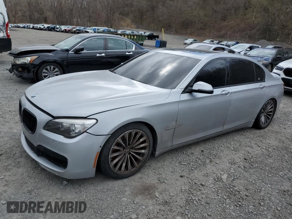2014 BMW 7 Series ALPINA B7 xDrive with VIN WBAYF8C55ED142235, listed as a Copart auction lot 53257405 with Not Provided miles and Salvage Title. Bid and sale history available at DreamBid. Image 1.