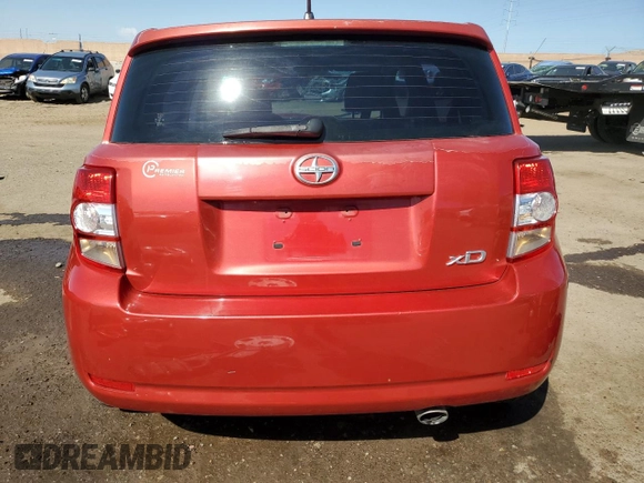2008 Scion xD with VIN JTKKU10468J027482, listed as a Copart auction lot 73357374 with 134,732 mi miles and Salvage Title. Bid and sale history available at DreamBid. Image 6.