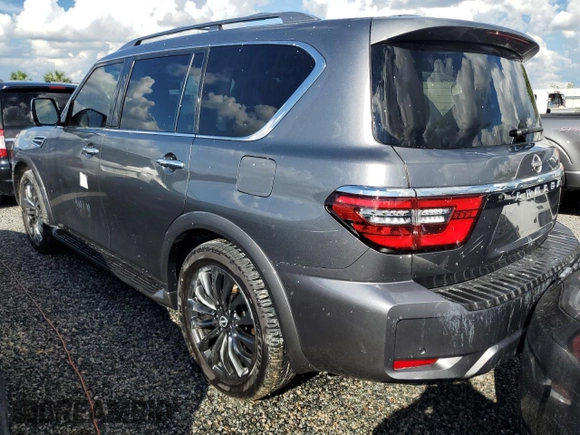 2023 Nissan Armada Platinum with VIN JN8AY2DA0P9405121, listed as a Copart auction lot 73774374 with Not Provided miles and Non Repairable. Bid and sale history available at carsss.com. Image 2.