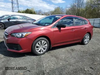 2021 Subaru Impreza with VIN 4S3GTAB66M3706021, listed as a Copart auction lot 51966205 with 64,632 mi miles and Salvage title. Bid and sale history available at DreamBid. Image 1.