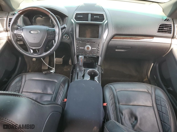 2017 Ford Explorer Platinum with VIN 1FM5K8HT1HGA03355, listed as a Copart auction lot 50296905 with 107,133 mi miles and Salvage Title. Bid and sale history available at carsss.com. Image 8.