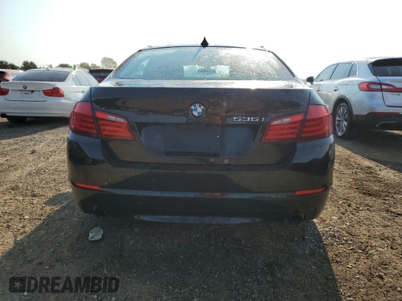 2013 BMW 5 Series 535i with VIN WBAFR7C57DC824157, listed as a Copart auction lot 71745004 with 149,019 mi miles and Salvage Title. Bid and sale history available at DreamBid. Image 6.
