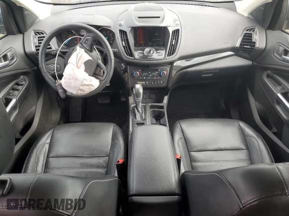 2018 Ford Escape Titanium with VIN 1FMCU0J91JUC57933, listed as a Copart auction lot 53152635 with 47,244 mi miles and Salvage title. Bid and sale history available at DreamBid. Image 8.