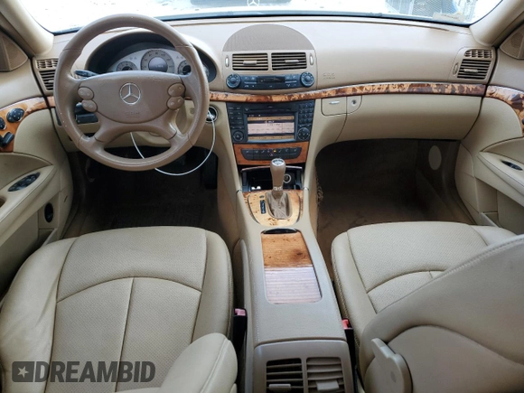 2009 Mercedes-Benz E-Class Luxury 3.5L with VIN WDBUF56X39B362163, listed as a Copart auction lot 47314845 with 105,375 mi miles and Salvage Title. Bid and sale history available at carsss.com. Image 8.