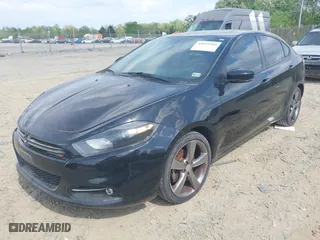 2014 Dodge Dart GT with VIN 1C3CDFEB9ED748006, listed as a IAAI auction lot 42093209 with 120,463 mi miles. Bid and sale history available at carsss.com. Image 2.