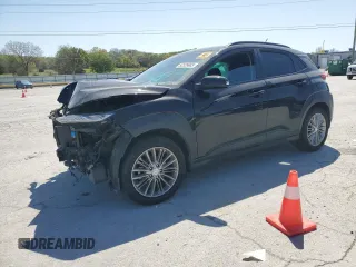 2021 Hyundai Kona SEL with VIN KM8K22AA7MU602863, listed as a Copart auction lot 52329685 with 83,551 mi miles and Salvage Title. Bid and sale history available at carsss.com. Image 1.