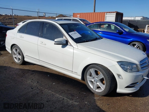 2011 Mercedes-Benz C-Class C 300 Sport with VIN WDDGF5EB9BR175906, listed as a IAAI auction lot 41719090 with 134,510 mi miles. Bid and sale history available at carsss.com. Image 1.