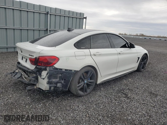 2017 BMW 4 Series 440i xDrive z VIN WBA4E5C57HG188927, wystawiony jako Copart lot #78727894 z przebiegiem 93 881 mil mil oraz Szkoda całkowita • Salvage title. Historia ofert i sprzedaży dostępna na DreamBid. Obrazek 3.