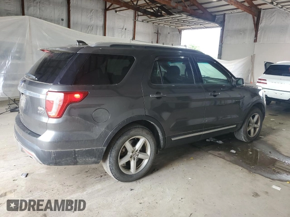 2017 Ford Explorer XLT with VIN 1FM5K8D83HGB61505, listed as a Copart auction lot 57856475 with 139,378 mi miles and Clean title. Bid and sale history available at DreamBid. Image 3.