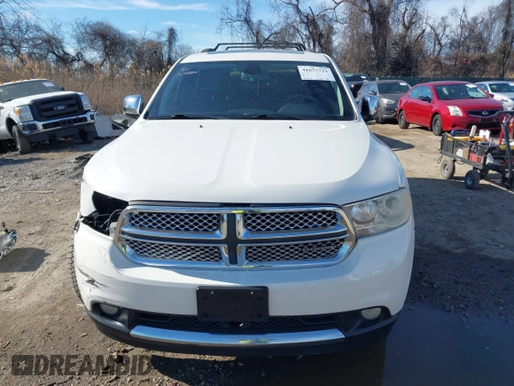 2011 Dodge Durango Citadel with VIN 1D4RE5GG8BC734009, listed as a IAAI auction lot 41677723 with 209,924 mi miles. Bid and sale history available at carsss.com. Image 13.
