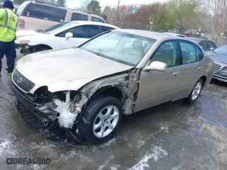 2001 Lexus GS 300 with VIN JT8BD69S910126345, listed as a IAAI auction lot 41814236 with 215,664 mi miles. Bid and sale history available at carsss.com. Image 2.
