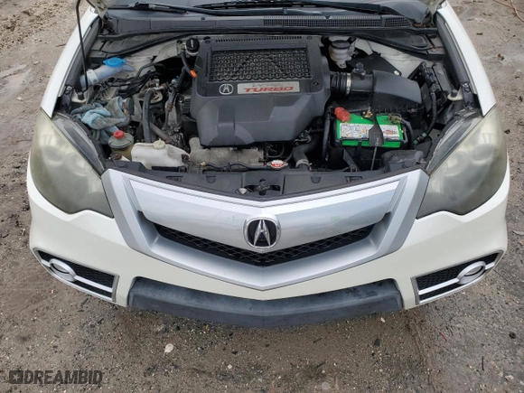 2010 Acura RDX Tech Pkg with VIN 5J8TB2H51AA004820, listed as a Copart auction lot 44448825 with 0 mi miles and Salvage Title. Bid and sale history available at carsss.com. Image 12.