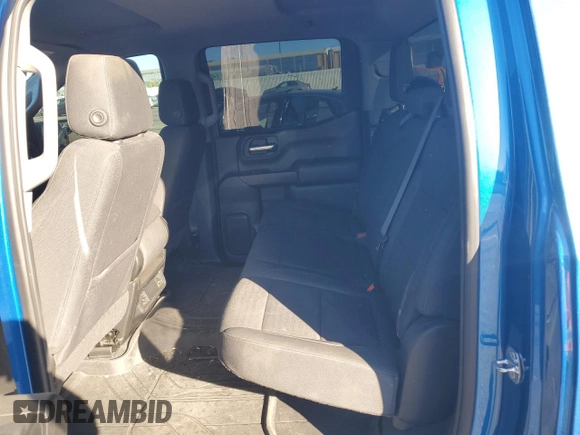 2022 Chevrolet Silverado 1500 Custom with VIN 3GCPABEK8NG556562, listed as a Copart auction lot 79316624 with 59,196 mi miles and Salvage Title. Bid and sale history available at DreamBid. Image 10.