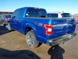 2018 Ford F-150 XL with VIN 1FTEW1EB2JFA31124, listed as a IAAI auction lot 41301073 with 55,858 mi miles. Bid and sale history available at carsss.com. Image 3.