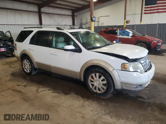 2008 Ford Taurus X Eddie Bauer with VIN 1FMDK07W28GA38429, listed as a Copart auction lot 52306605 with 135,660 mi miles and Salvage title. Bid and sale history available at DreamBid. Image 4.