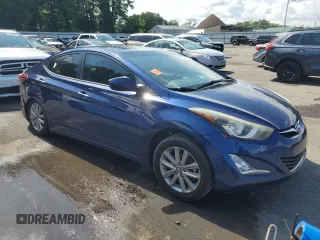 2015 Hyundai Elantra SE with VIN 5NPDH4AE6FH651396, listed as a Copart auction lot 64733025 with 62,495 mi miles and Salvage title. Bid and sale history available at DreamBid. Image 4.